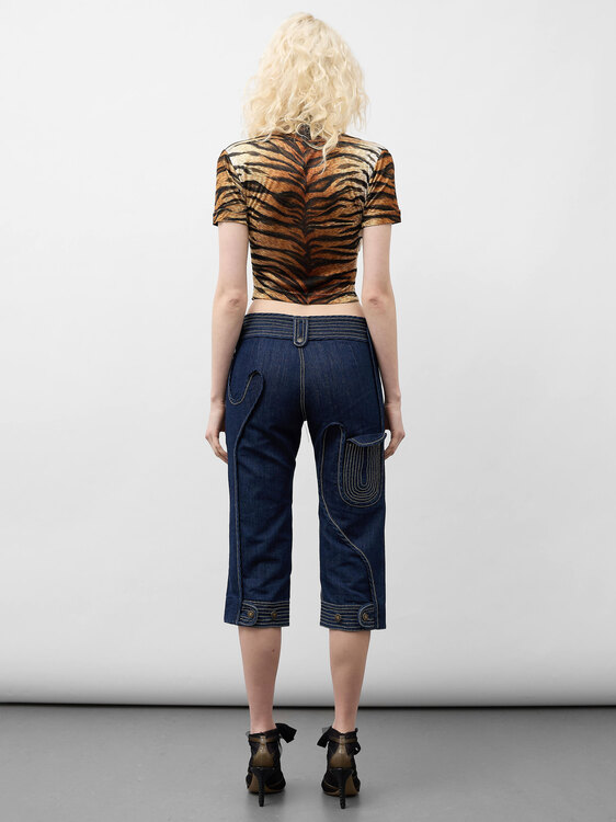 Plein Sud Tiger Print Shirt 