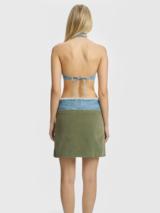 Nolita Deconstructed Mini Skirt 