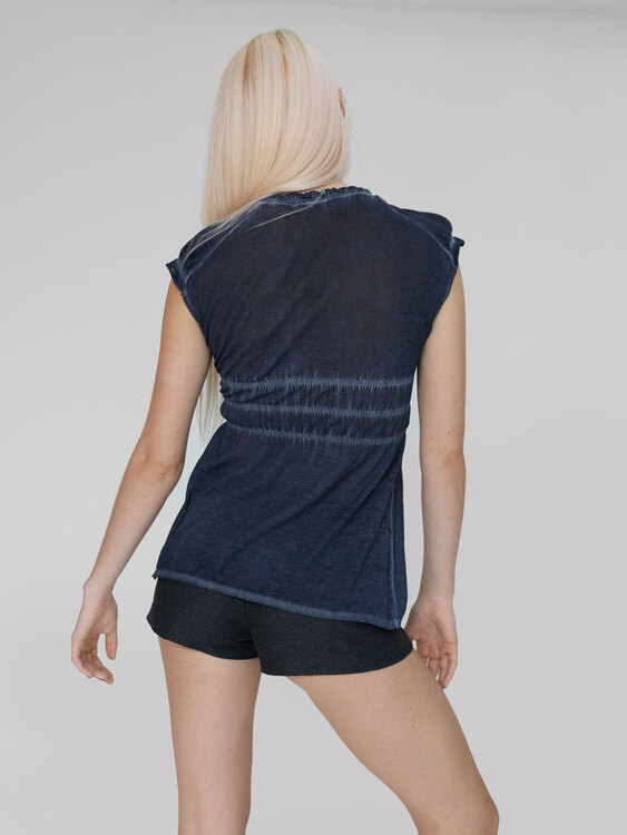 Fornarina Washed Effect Knit Top 