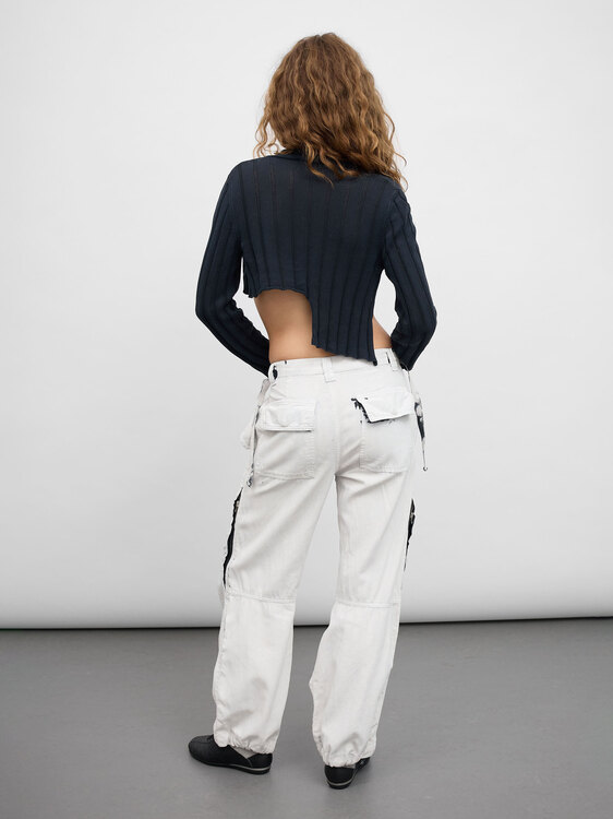 Nolita Coated Cargo Trousers 