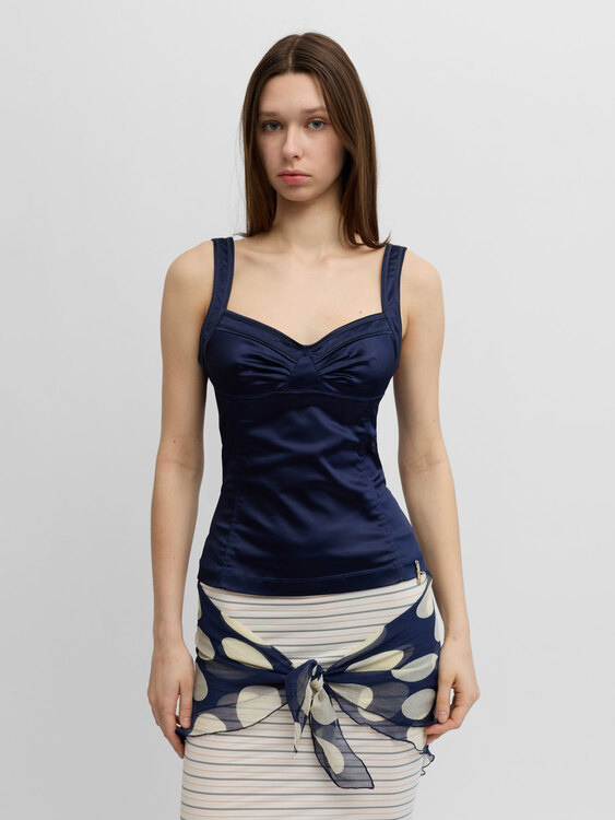 Galliano Satin Bustier 