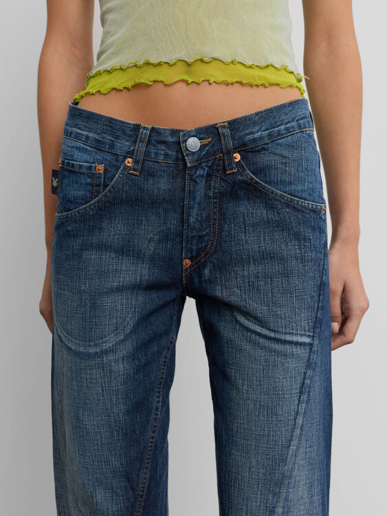 Michiko Koshino Twisted Leg Jeans 