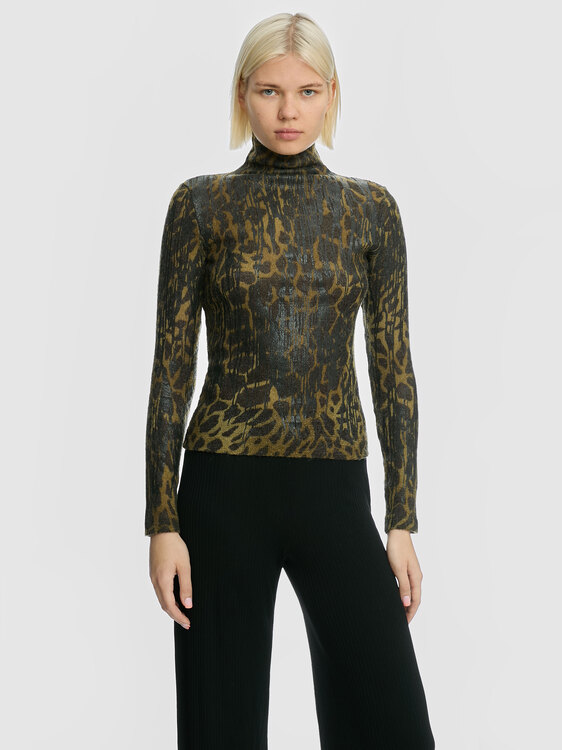 Plein Sud Animal Print Jumper 