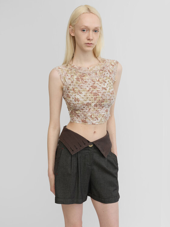 Michiko Koshino Cutout Top 