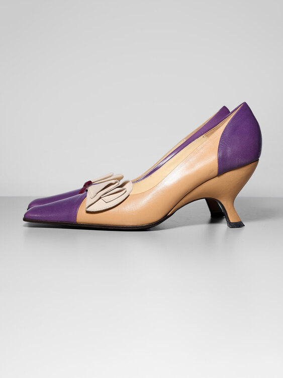 Miu Miu Leather Kitten Heels 