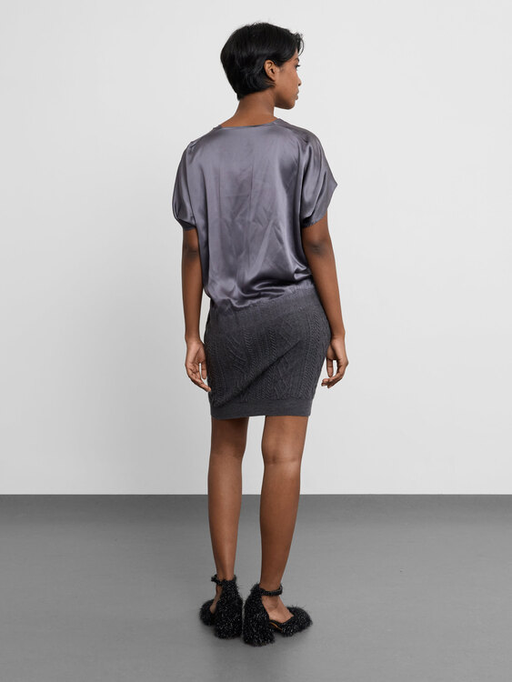 Patrizia Pepe Silk And Wool Dres 