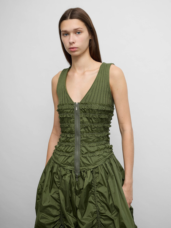 Stefanel Nylon Midi Dress 