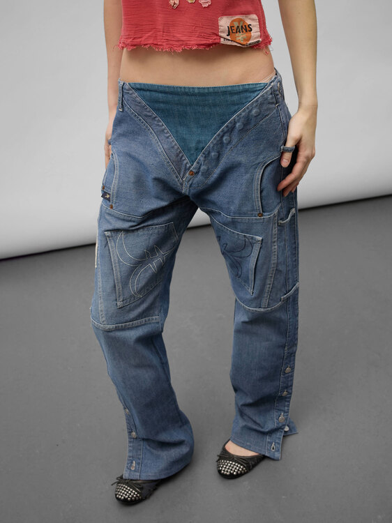 Michiko Koshino Deconstructed Jeans 