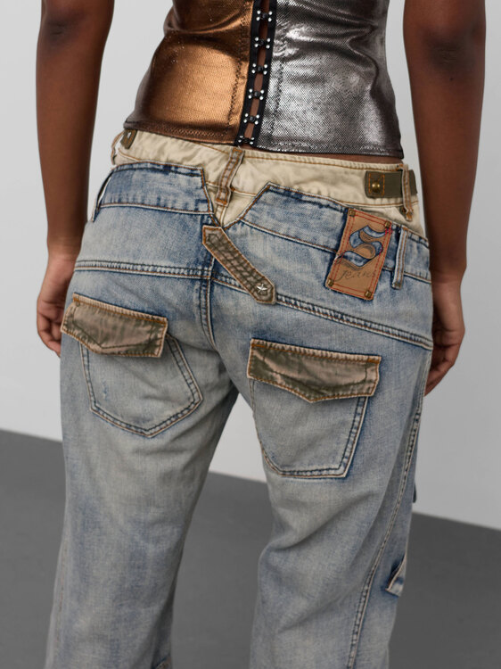 Stefanel Deconstructed Jeans 