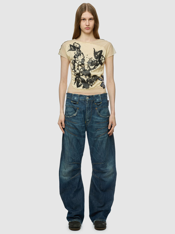 Michiko Koshino Distressed Jeans 