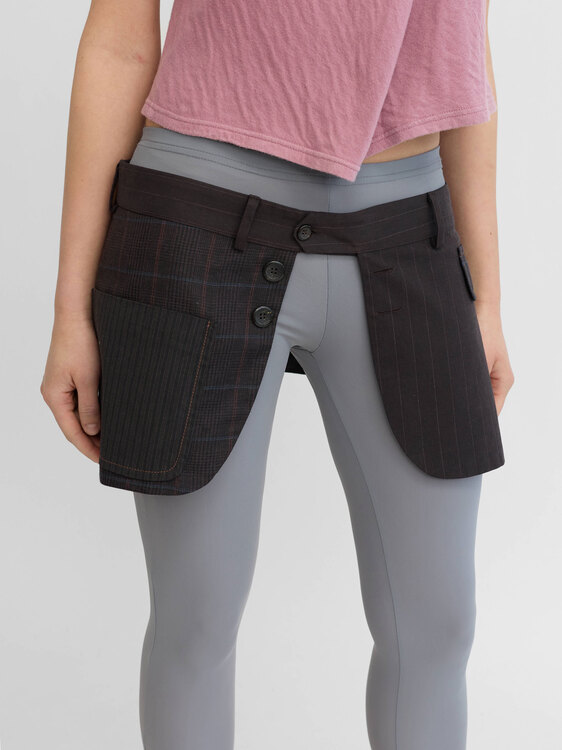 Deconstructed Suit Style Belt 