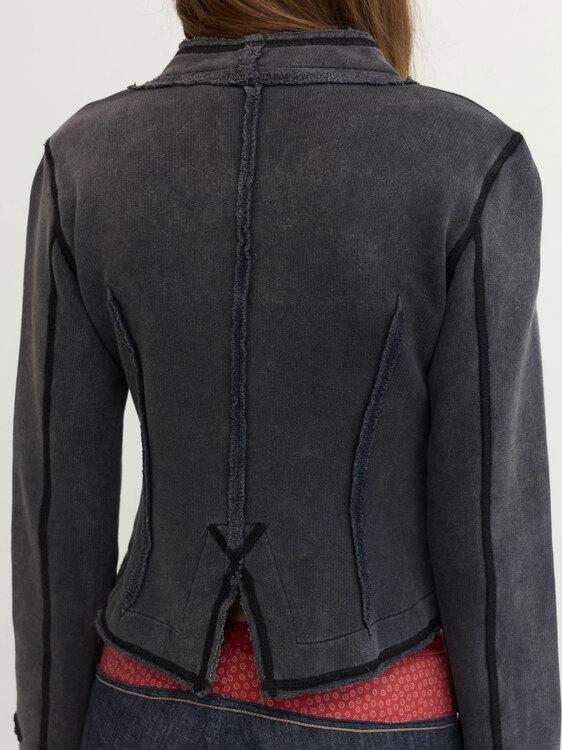 Cop Copine Inside-Out Cardigan 