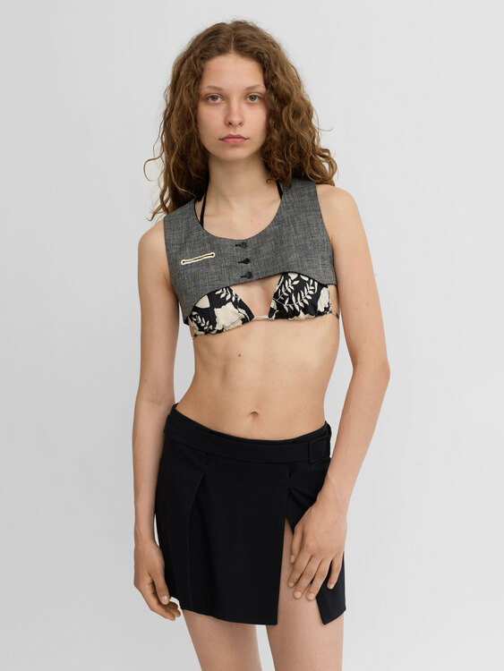 Cop Copine Cropped Vest 