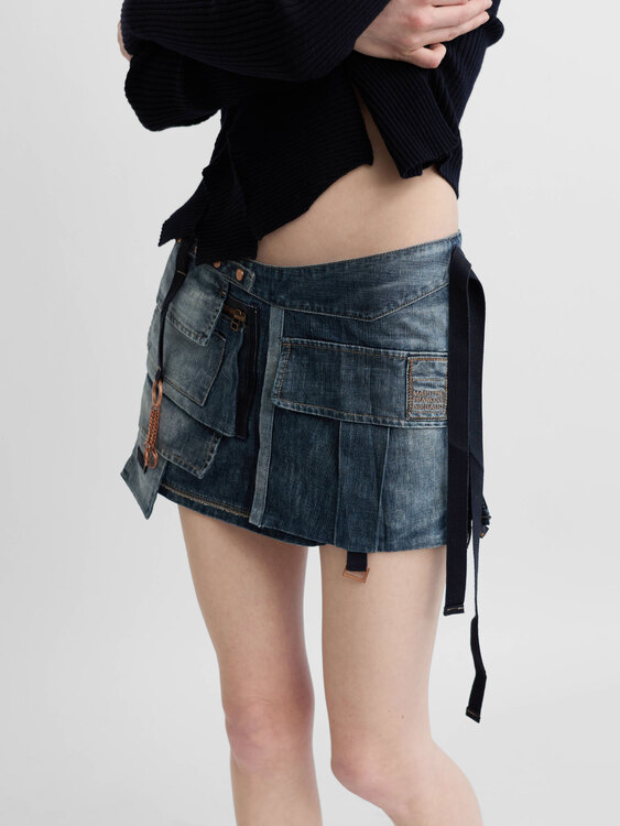 Girbaud Denim Mini Skirt 