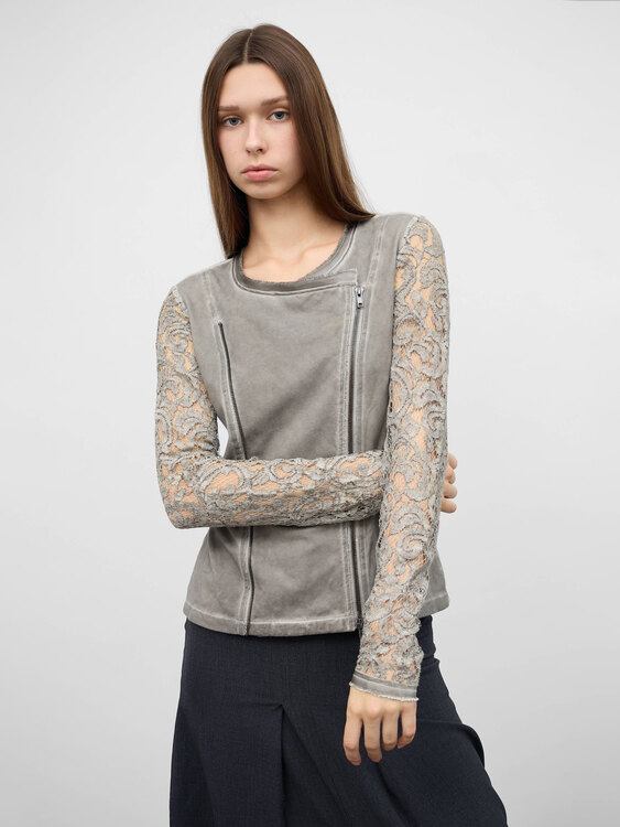 Cotton & Lace Cardigan 