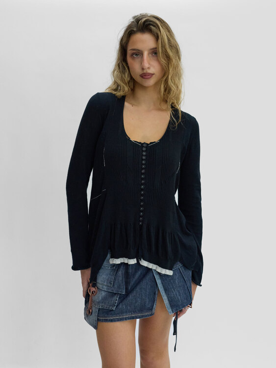 Girbaud Deconstructed Cardigan 