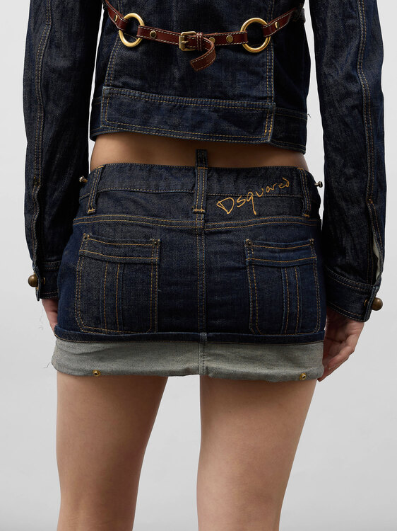 Dsquared² Denim Mini Skirt 