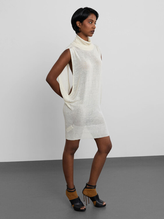 Stefanel Knitted Cutout Dress 