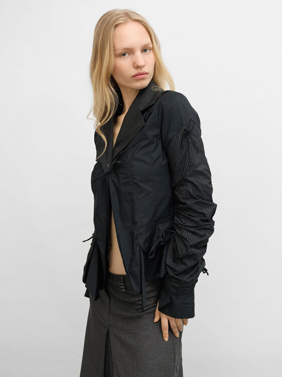 Blazer Style Shell Jacket 