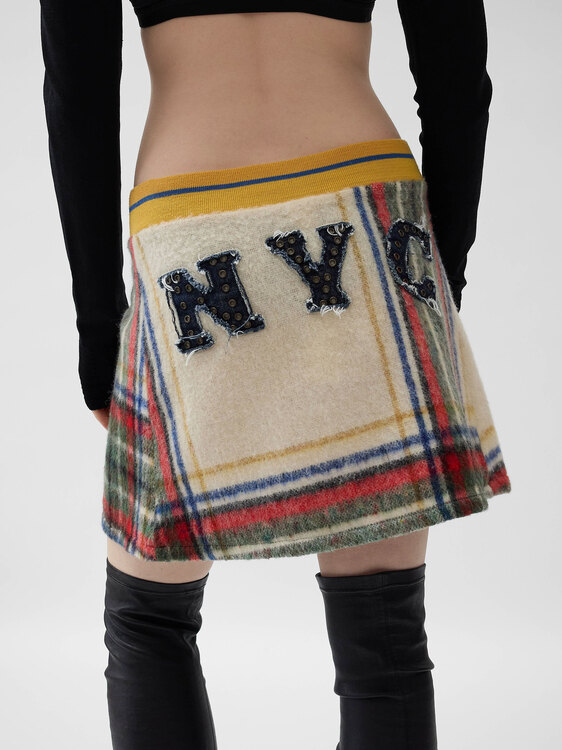 Nolita NYC Plaid Mini Skirt 