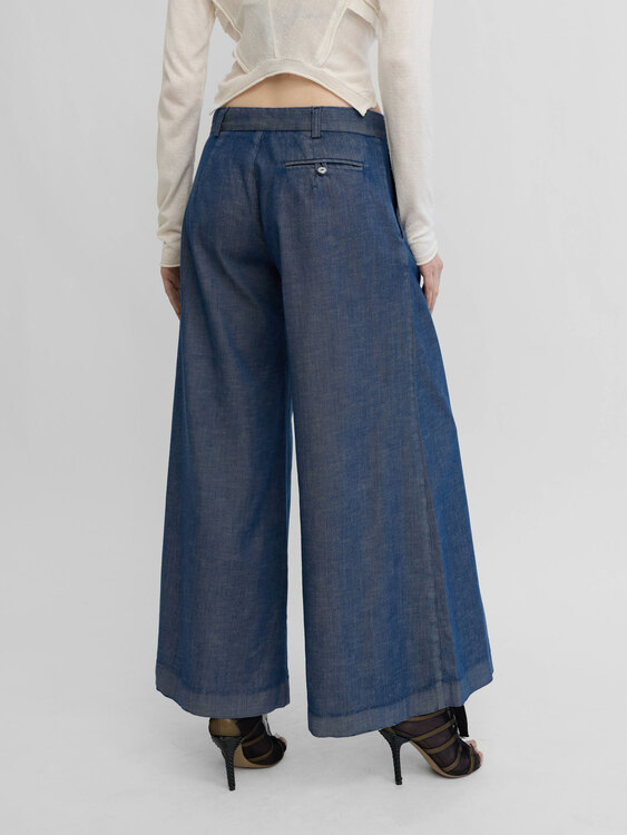 Michiko Koshino Wide Leg Jeans 