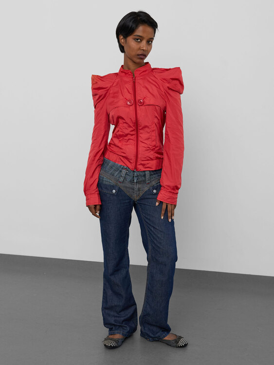 Miss Sixty Red Nylon Jacket 