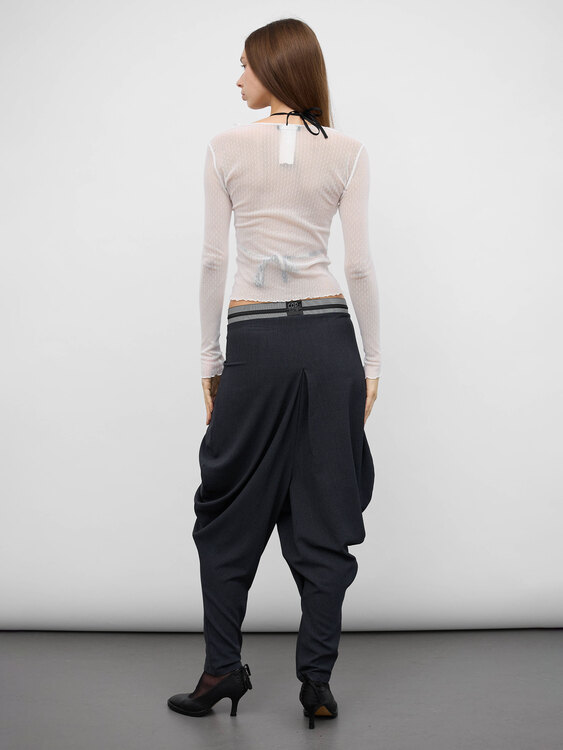 Morgan De Toi Mesh Cardigan 