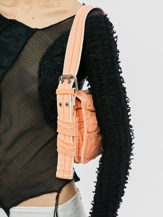 Diesel Canvas Shoulder Bag 