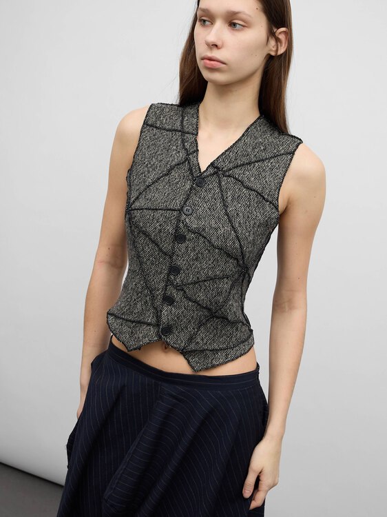 Jean Colonna Knitted Vest 