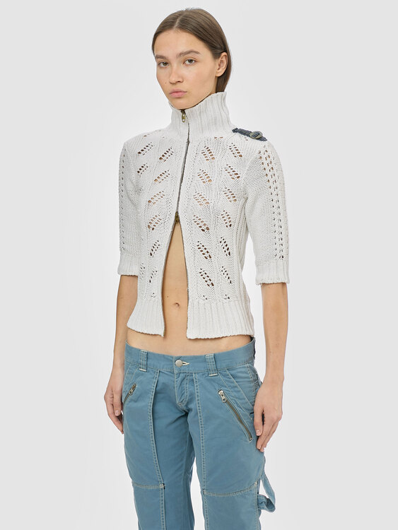 Miss Sixty Zip-Up Cardigan 