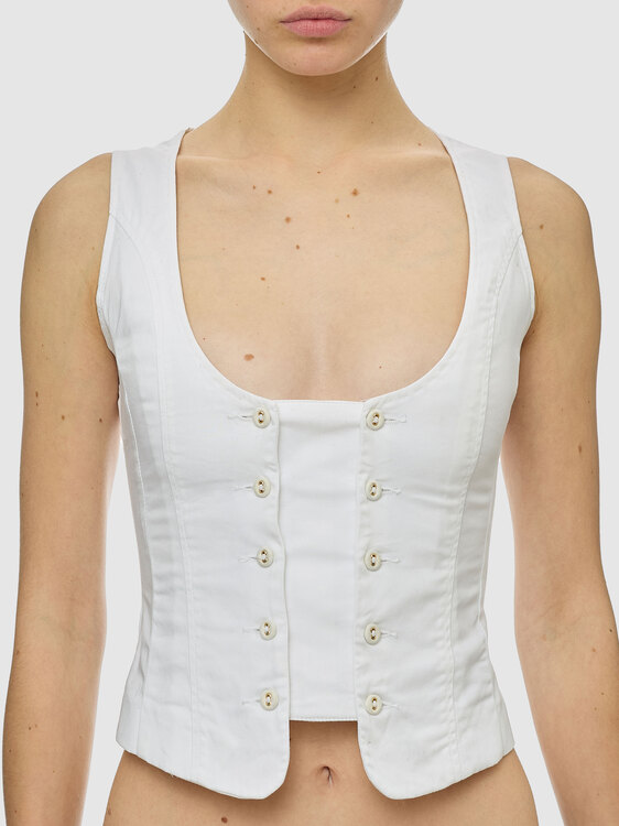 Sisley White Bustier 