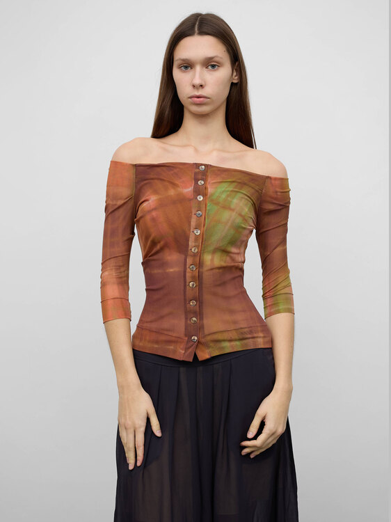 Plein Sud Mesh Cardigan 