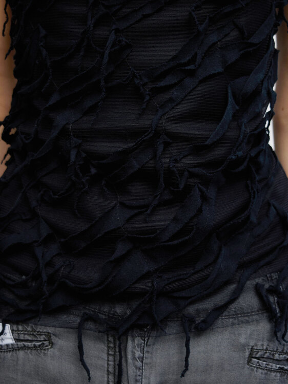 Distressed Effect Camisole Top 