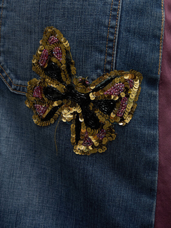 Nolita Patchwork Midi Skirt 