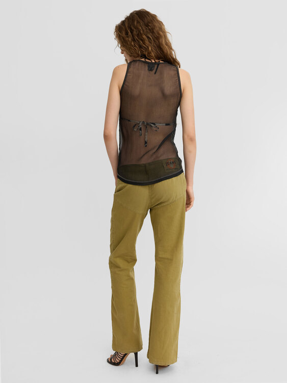 Michiko Koshino Khaki Trousers 