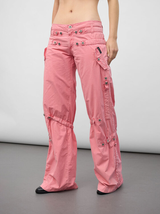 Dolce & Gabbana Pink Cargo Trousers 