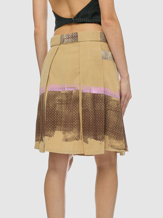 Michiko Koshino Pleated Midi Skirt 