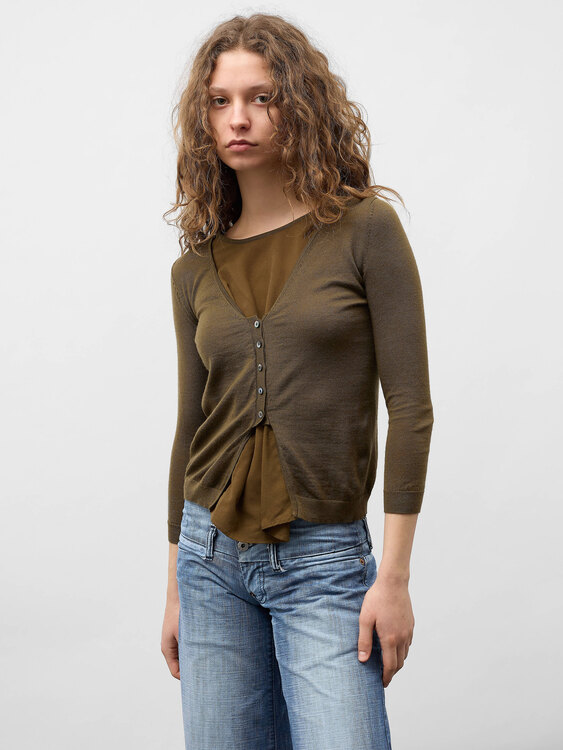 Stefanel Double Layer Cardigan 