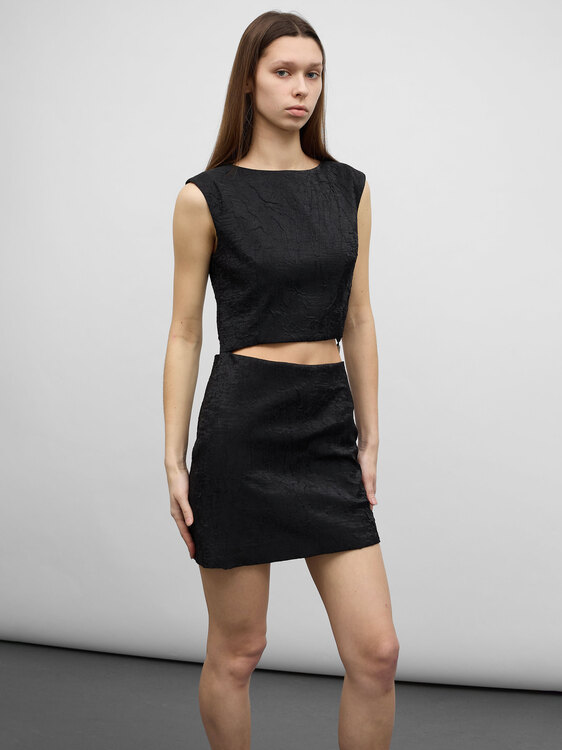 Extē Crinkle Mini Dress 