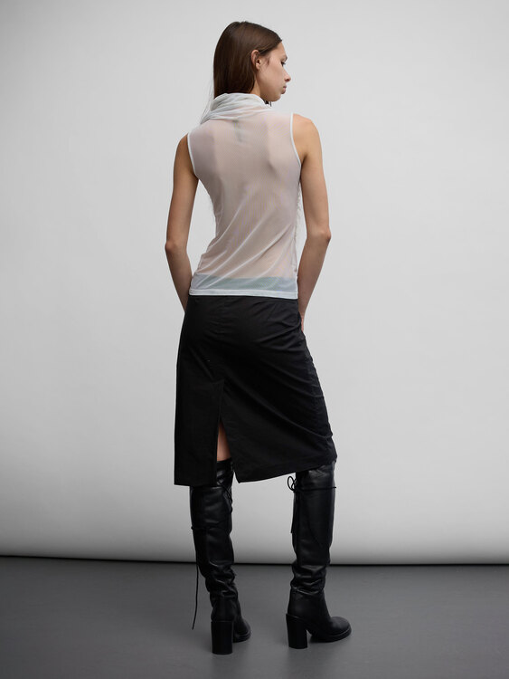 E-Play Embroidered Midi Skirt 