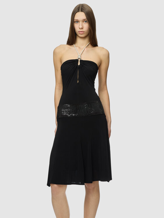 Extē Halter Midi Dress 