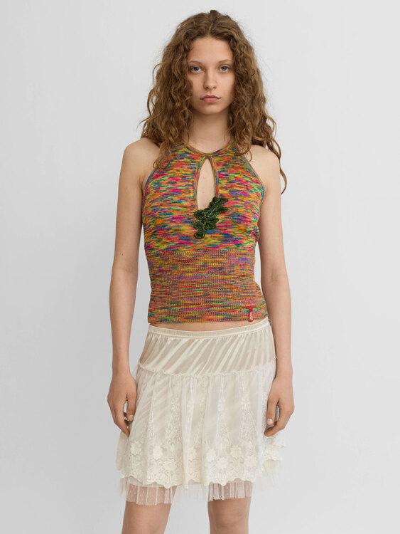 Miss Sixty Knitted Halter Top 
