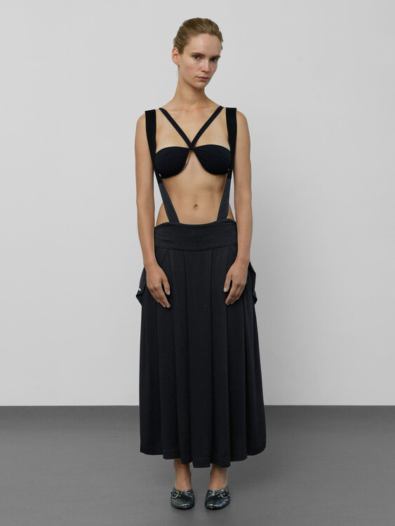 Zucca Dungaree Skirt 