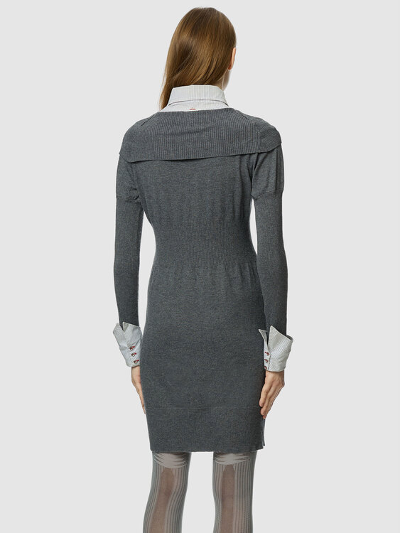 Cop Copine Knitted Shirt Dress 
