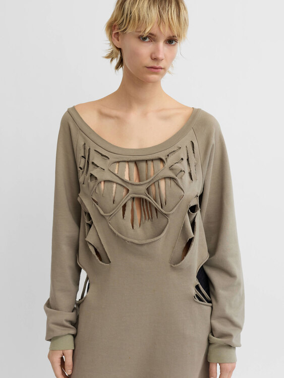 Ann-Sofie Back Cutout Longsleeve Dress 