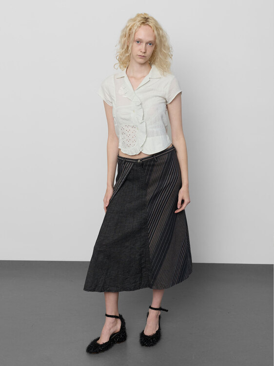 Michiko Koshino Panelled Skirt 