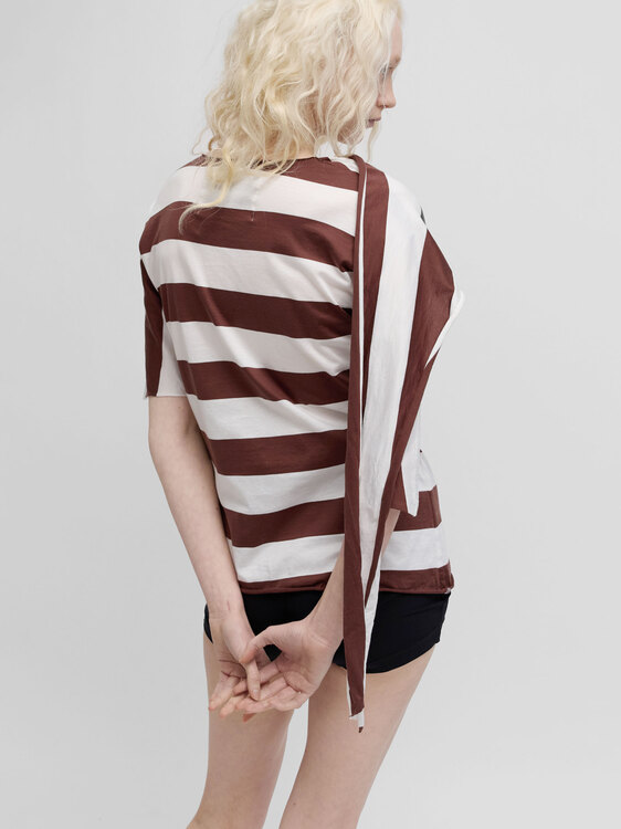 Ann-Sofie Back Striped T-Shirt 