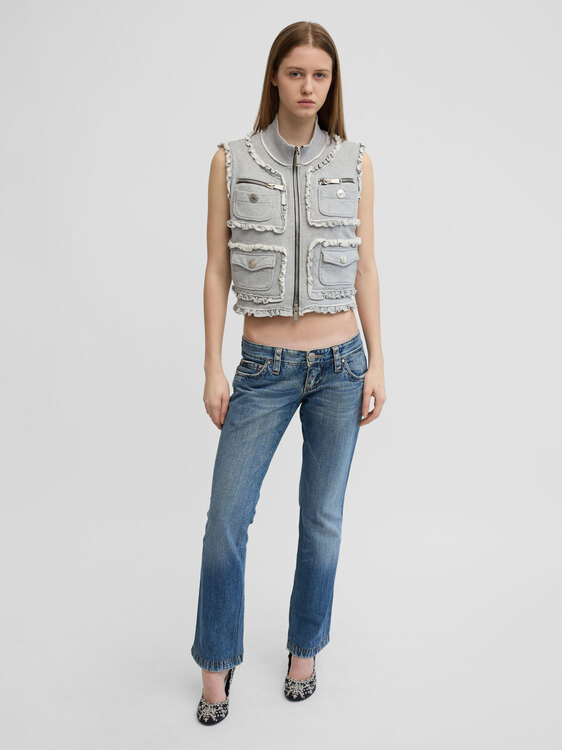 Dsquared² Distressed Low Rise Jeans 