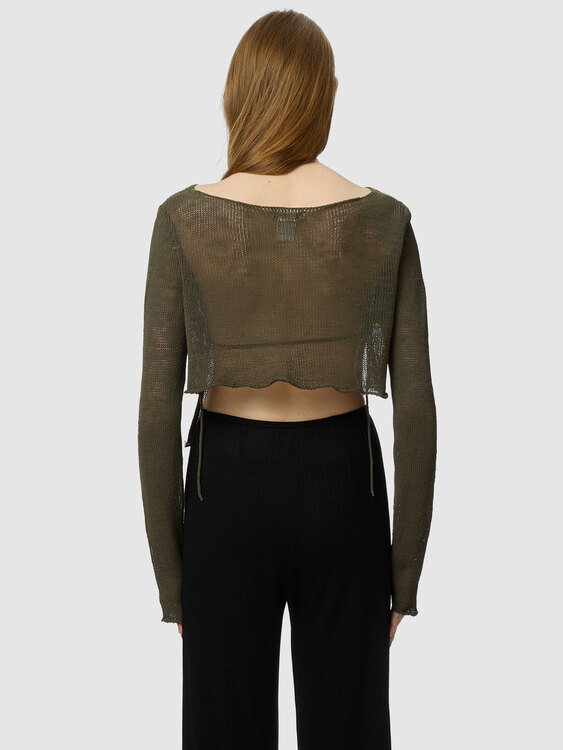 Sarah Pacini Cropped Jumper 