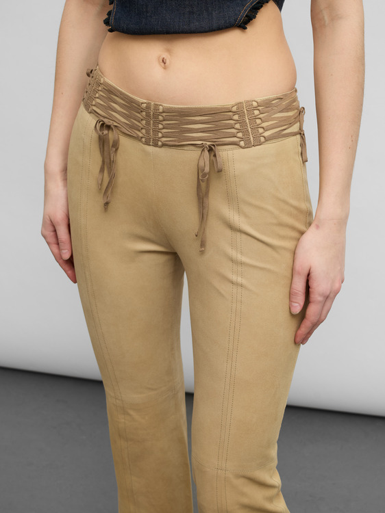 Plein Sud Suede Trousers 